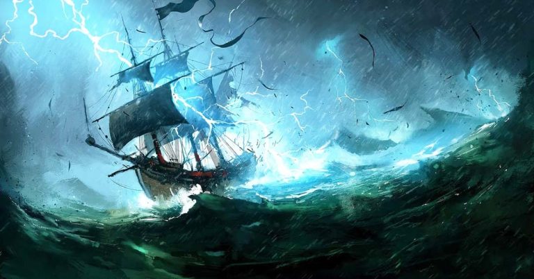 প্রচন্ড ঝড়ের কবলে জাহাজ এবং একজন যাত্রীর ঘটনা - Bangla24.Top