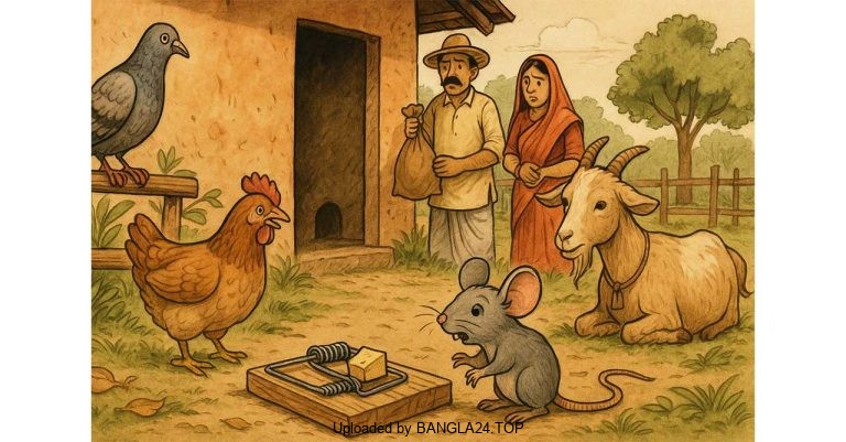 একটি ইঁদুর ও চাষীর শিক্ষামূলক গল্প - Bangla24.Top