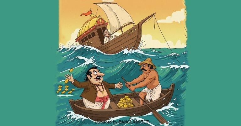 এক লোভী ধনী বণিকের গল্প - Bangla24.Top