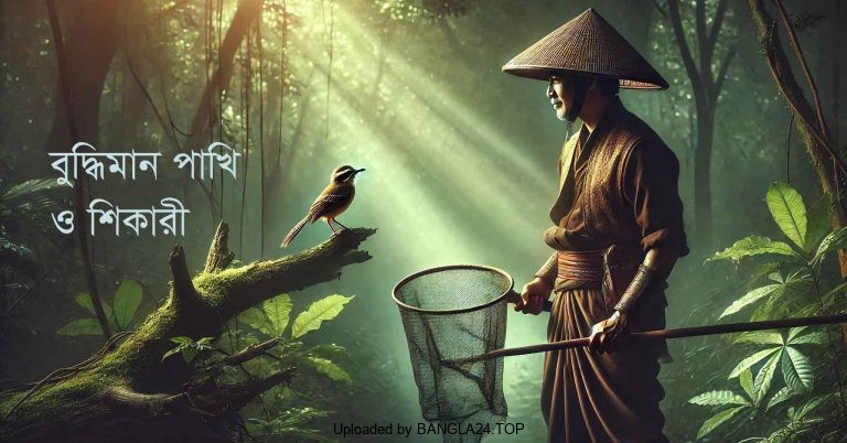 বুদ্ধিমান পাখি ও শিকারির শিক্ষণীয় গল্প - Bangla24.Top
